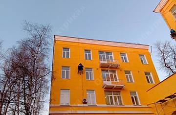 Монтаж архитектурно-художественной подсветки на корпуса Всероссийского государственного университета юстиции. Фото #3