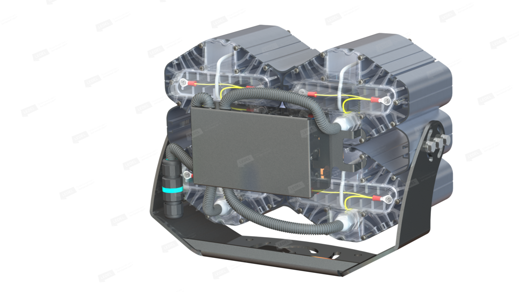 Светильник L-lego II 220 banner/178/Г60/5.0K/01/L100/IKIX-64/220AC IP66 поворотное крепление LEDEL L