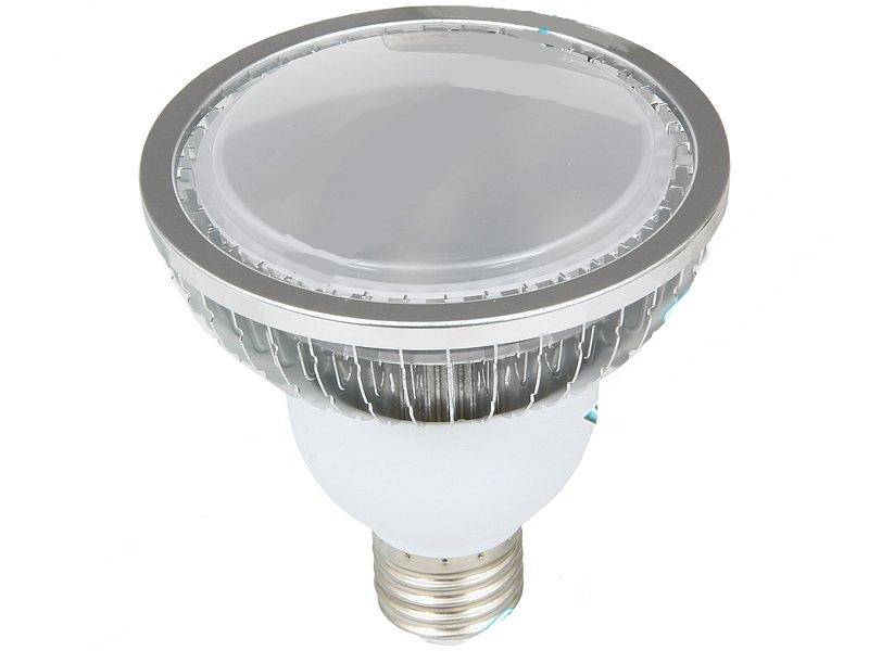 Лампа светодиодная E27- 9W-холодный белый PAR30 FlexLED