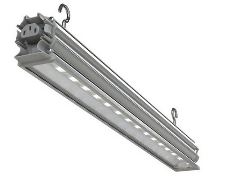 Торгово-складской светодиодный светильник L-TRADE 55/4500/Д 48Вт IP52 4000K/IKIII-13 EASY LOCK накладное крепление