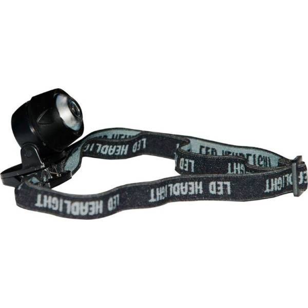 Фонарь аккумуляторный головной, 0.5W 1LED ,черный, TH2251