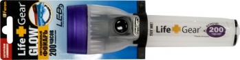 Фонарь 2 Leds сиреневый 3*AA, TL021