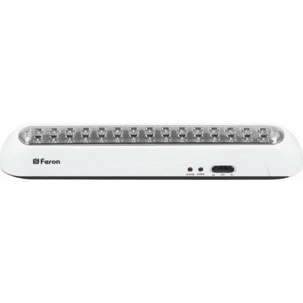Светильник аккумуляторный, 30 LED AC/DC, белый, EL20