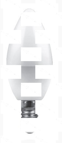 Лампа светодиодная E14- 9W-4000K-230V LB-570 Feron
