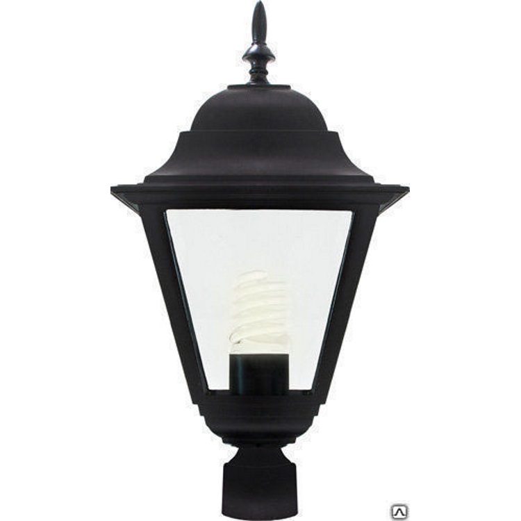 Светильник садово-парковый, 100W 230V E27 черный, 4203/PL4203