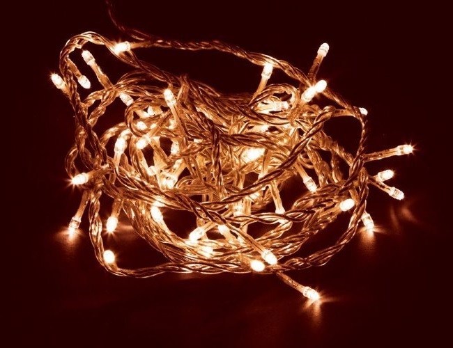 Гирлянда линейная теплая белая 4м, CL03