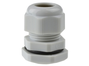 кабельный ввод с вентиляцией PG7, пластиковый серый ORTAC