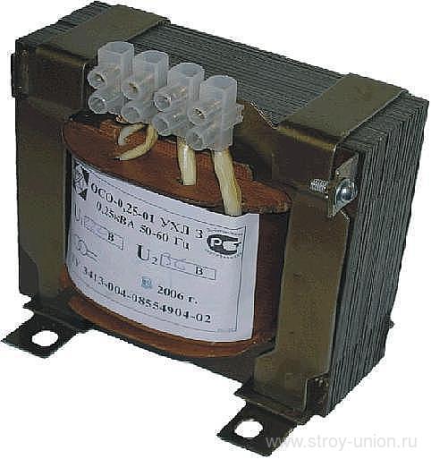 Трансформатор ОСО - 0,25 380/36* 2000г