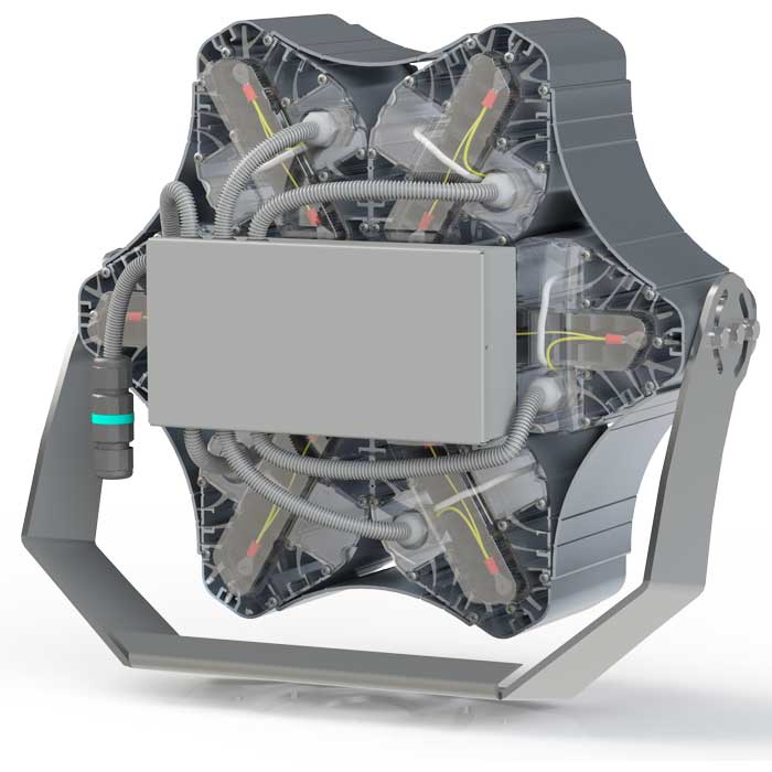 Светильник L-lego II 330 banner/242/Д/5.0K/01/L100/IKIX-66/220AC IP66 поворотное крепление LEDEL LII