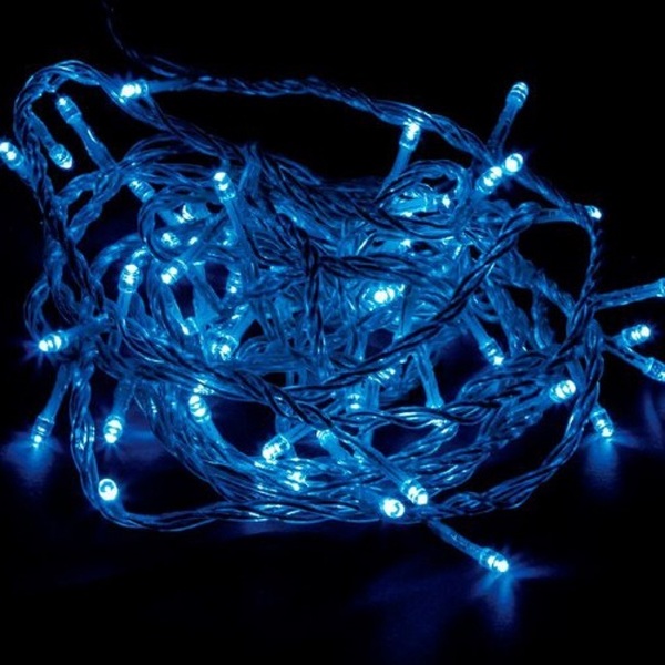 Гирлянда линейная синяя 4м, CL03