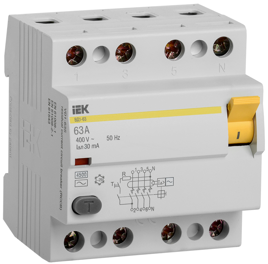УЗО-4 4P63A/30mA ASD