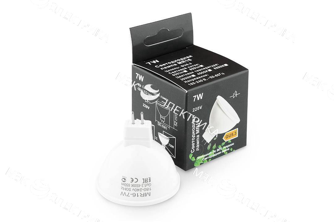 Лампа светодиодная MR16 GU5.3