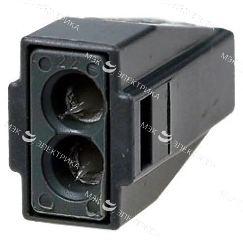 Клемма WAGO 773-302 на 2 провод.1-2,5мм (темносерый) 24А с/п(СНЯТ)