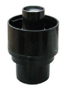 Арм-ра НТУ 64-60 (НБП) прямой черный с креплением на опору диаметр 57мм без рассеивателя