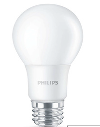 Лампа светодиодная E27- 7W-3000K (шар матовый) Philips