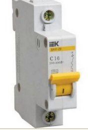 Выключатель автоматический модульный 1п D 3А 4.5кА ВА47-29 KARAT IEK MVA20-1-003-D