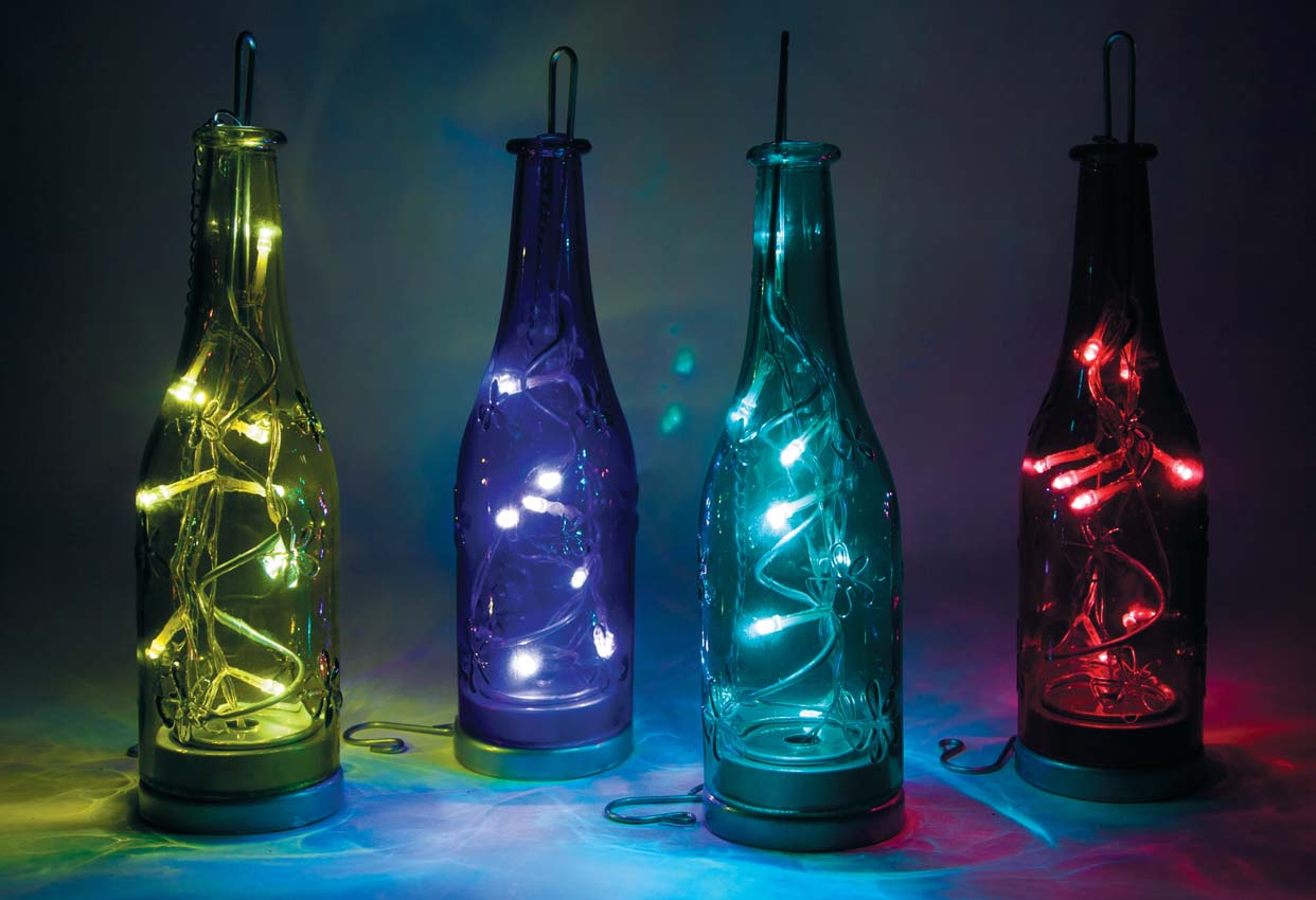 Световая фигура "Бутылка красная" LT049 