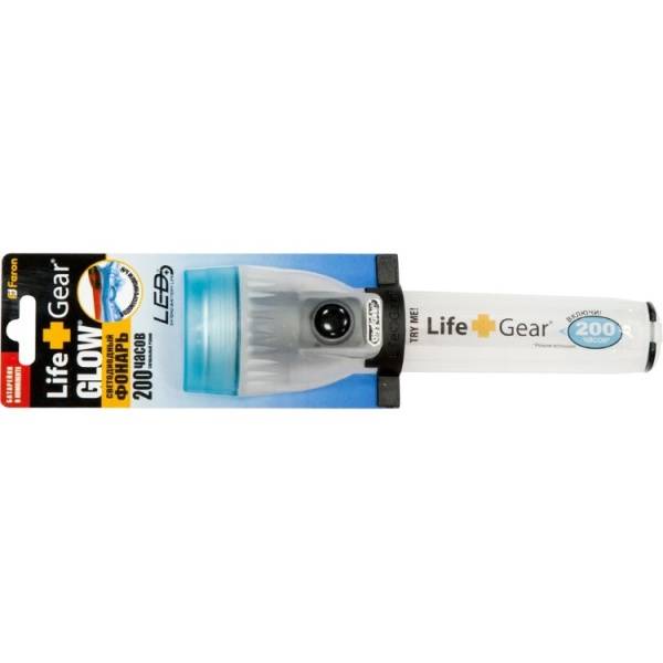 Фонарь 2 Leds голубой 3*AA, TL021