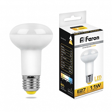 Лампа светодиодная E27-11W-2700К LB-463 (рефлектор) Feron