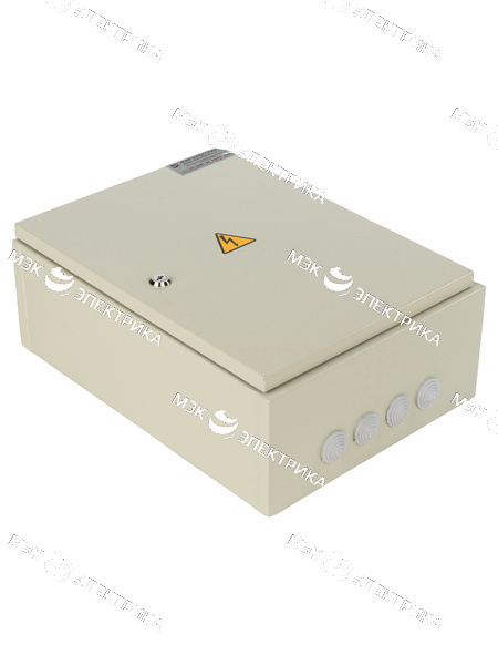 Щит с монтажной панелью ЩМП - 04 МЭК (400х300х155)IP65 (Металлокорпус)