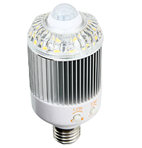 Лампа светодиодная E27-20W-6000K с датчиком движения FlexLED