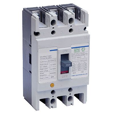 Автоматический выключатель NM1-63S/3Р 50A 15кА (CHINT)