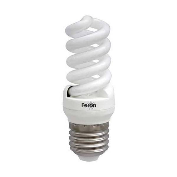 Лампа энергосберегающая E27 13W 6400K спираль Т2 ELT19 Feron