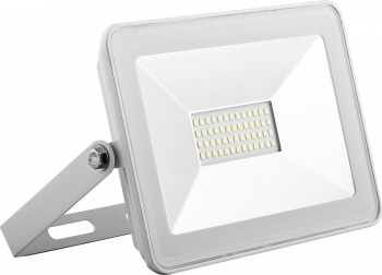 Прожектор светодиодный, 2835SMD, 30W 6400K AC220V/50Hz IP65, белый в компактном корпусе, SFL90-30
