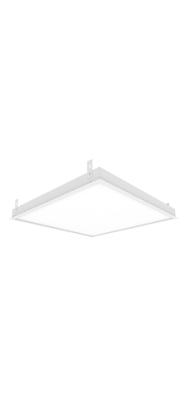 Светодиодный светильник "ВАРТОН" грильято 619*619*50мм 54 ВТ 4000К с планками для подвеса С РАМКОЙ монтажный размер 588х588 мм