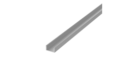 Алюминиевый профиль для LED ленты подвесной/накладной 2000х35х35мм металлик