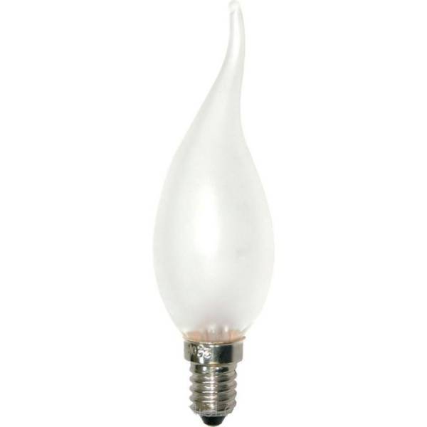 Лампа накаливания Е14-40W-INC12 (свеча на ветру) Feron