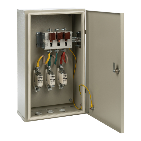 Ящик силовой с рубильником ЯВЗ-1 100А (400х300х155) IP65 Ящик силовой с рубильником ЯВЗ-1 100А (400х300х155) IP65