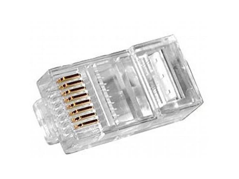 Джек компьютерный RJ45 (8P8C) кат.5E (уп.100шт) Rexant 05-1021