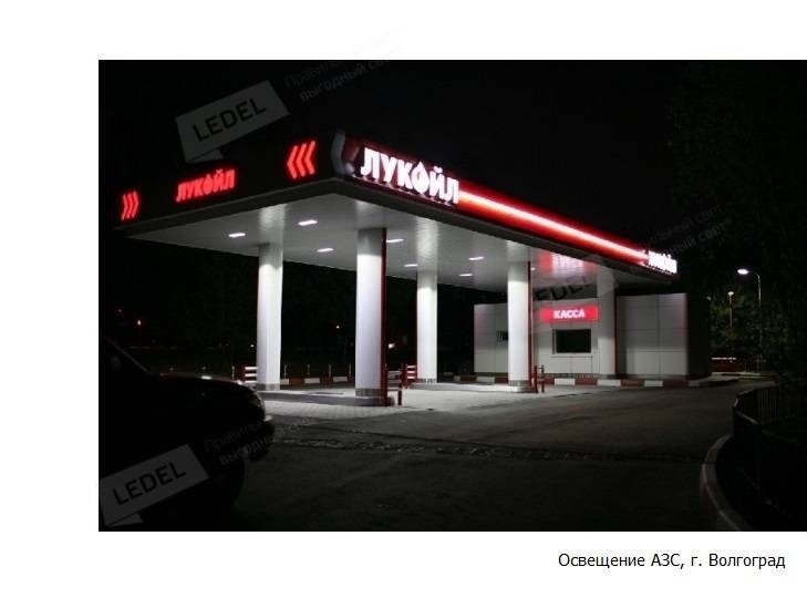 Светильник L-industry NEW АЗС 48/46/Г60/4.0K/01/IKII-42/220AC IP66 встраваемое LEDEL 512305406741400