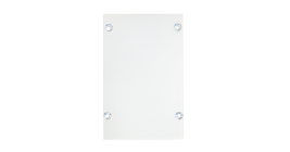 Крышка торцевая Х-ЛАЙН в комплекте с крепежными элементами 1шт