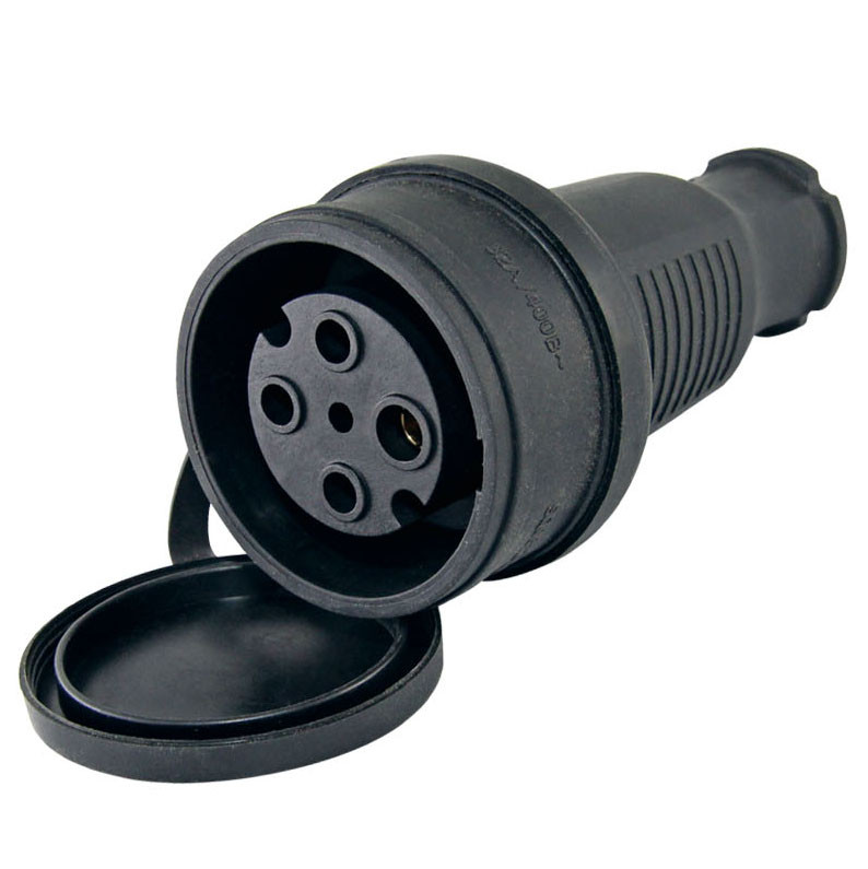 Розетка переносная каучук 3Р+Е,16А,380-415V Розетка переносная каучук 3Р+Е,16А,380-415V