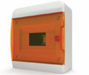 Бокс навесной IP-40 8 модулей прозр/оранжевая BNO 40-08-1