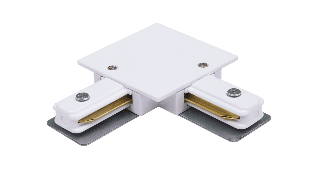 L-Коннектор для однофазного встраиваемого трека L-Коннектор для однофазного встраиваемого трека