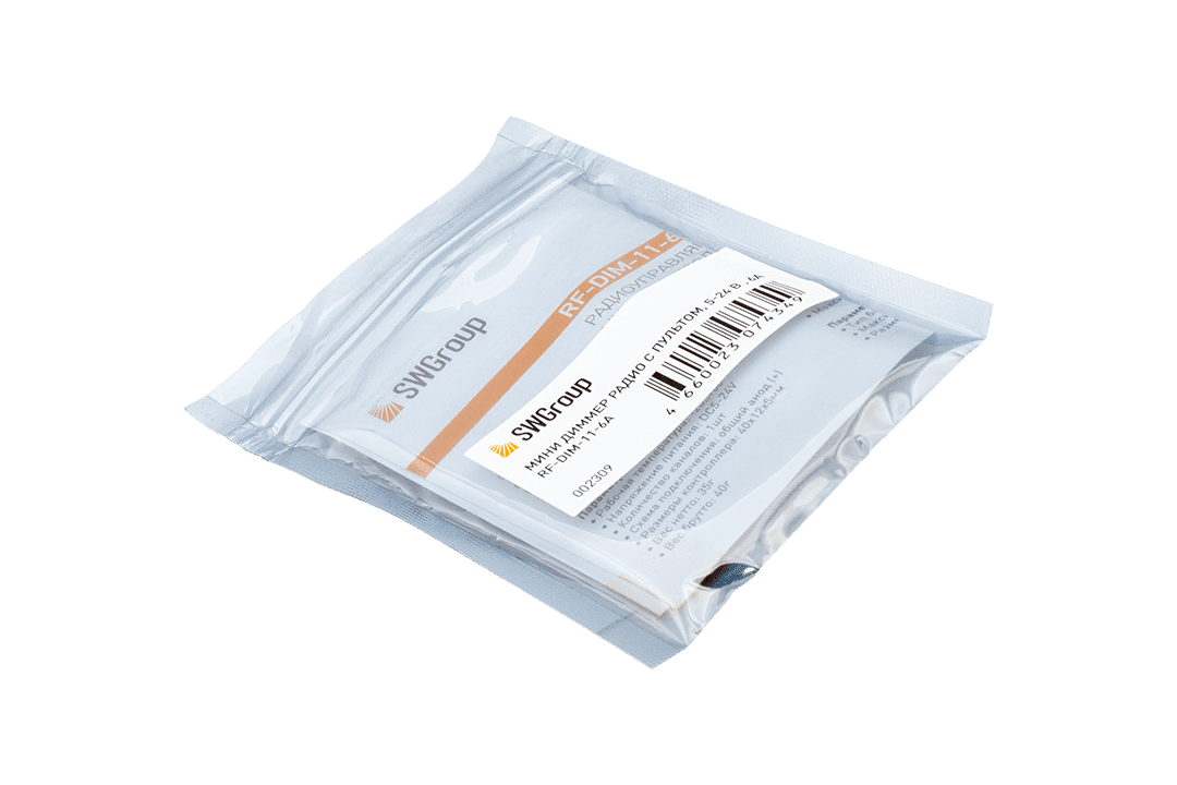 Диммер для ленты RF-DIM-11-6A Диммер для ленты RF-DIM-11-6A