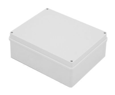 Коробка приборная наружного монтажа 150х110х85мм, с гладкими стенками, IP55