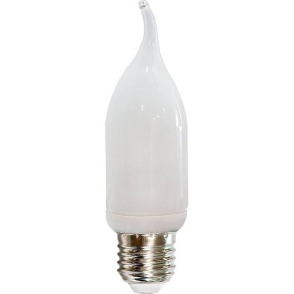 Лампа энергосберегающая E27 11W 2700K свеча на ветру ELC76 Feron