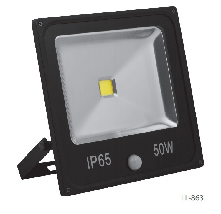 Прожектор светодиодный 50W с встроенным датчиком LL-863 IP65 6400K Feron Прожектор светодиодный 50W с встроенным датчиком LL-863 IP65 6400K Feron