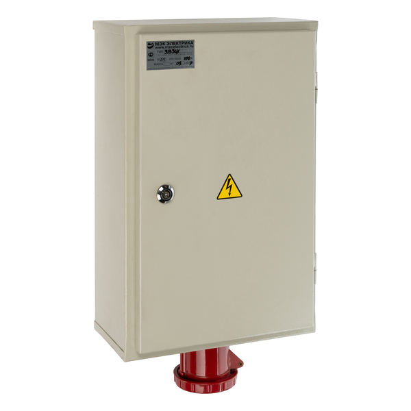 Ящик силовой с рубильником ЯВЗШ-31М-54 У2 с ПН-2 100А (N/PE) 5 штырей (500х300х170) IP65 Ящик силовой с рубильником ЯВЗШ-31М-54 У2 с ПН-2 100А (N/PE) 5 штырей (500х300х170) IP65