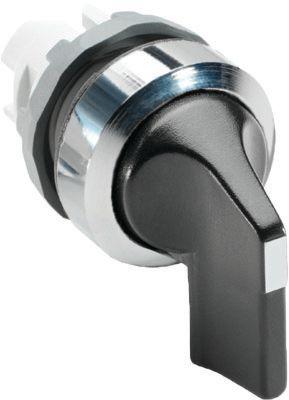 ABB M3SS4-20B Переключатель (длин. ручка) черный без подсветки 3-х позиц. (корпус) с фикс.