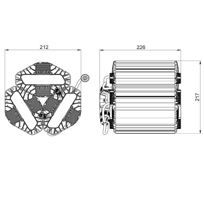 L-lego II 165/135/Д/4,0K/L100/01/IKIX-33/220AC IP66