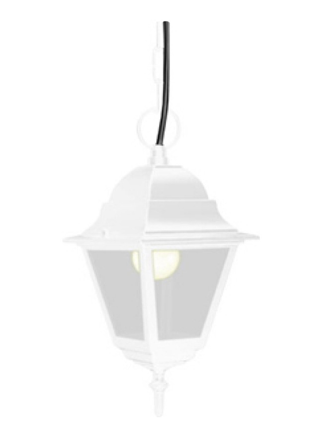 Светильник садово-парковый, 60W 230V E27 белый, 4105/PL4105