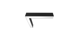 L-Соединитель для серии Х-ЛАЙН 549x527х100мм 20 ВТ 4000К IP40 металлик