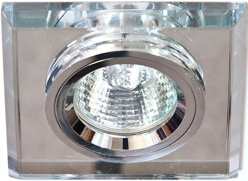 Светильник встраиваемый Feron 8170-2 потолочный MR16 G5.3 серебристый