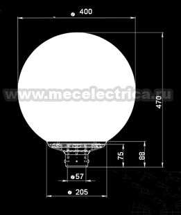 L-PARK 32 шар 2000лм 32Вт E27 5000К 400мм L-PARK 32 шар 2000лм 32Вт E27 5000К 400мм