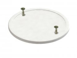 Крышка для скр.пров D65 (IP-20) бел.